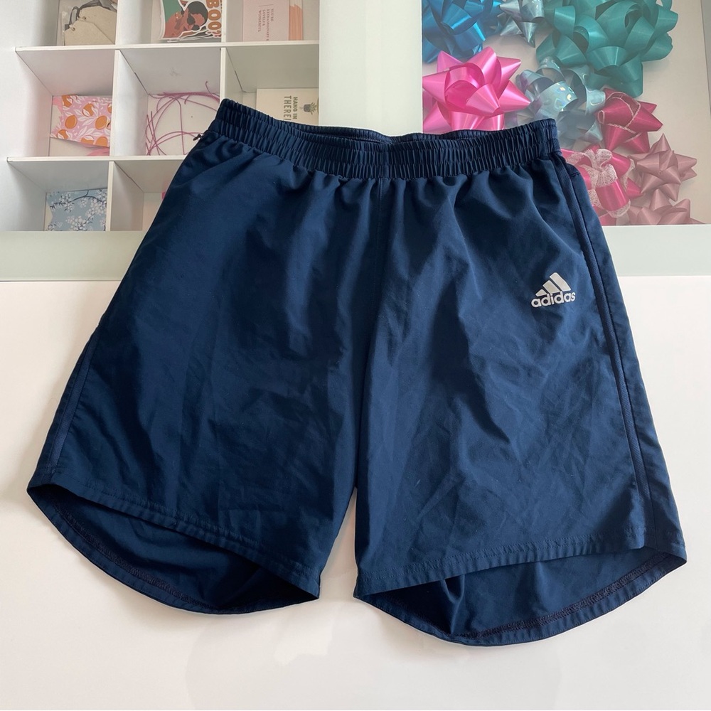 Adidas Men's Deep Blue Athletic Shorts